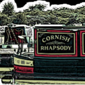 NARROWBOATS ZANDSTEEN ONDERZETTER