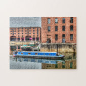 Narrowboot Albert Dock Liverpool Legpuzzel (Horizontaal)