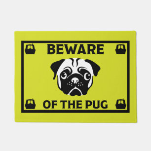 Narrowboot Canalboot Pug Dog Deurmat