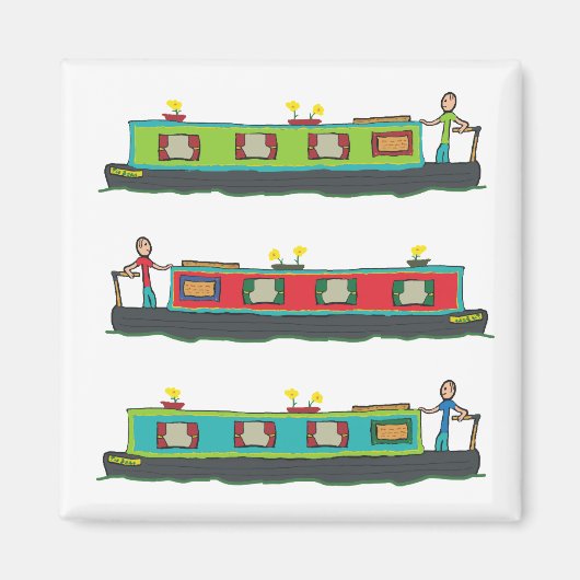 Narrowboot Magneet (Voorkant)