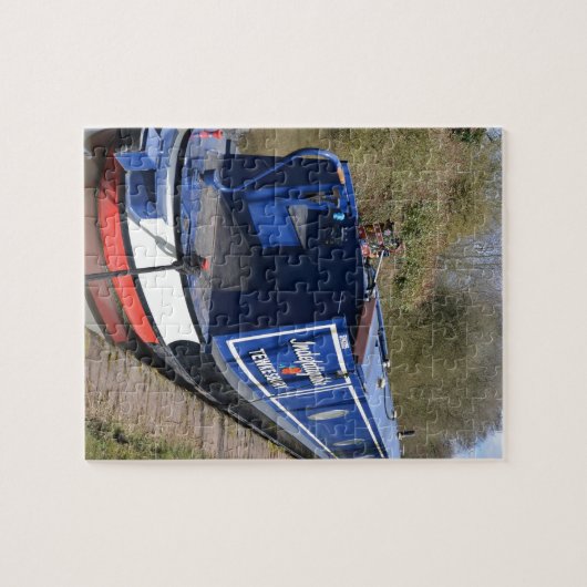 Narrowboot onbedwingbaar legpuzzel (Horizontaal)