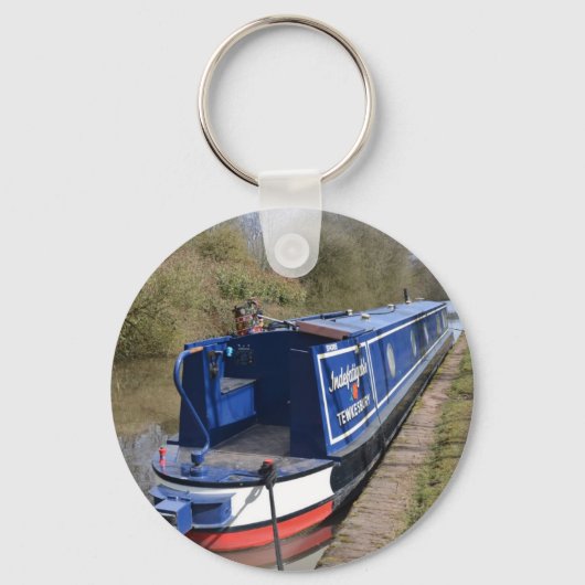 Narrowboot onbedwingbaar sleutelhanger (Voorkant)