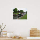 Narrowboot op de Theems bij Chertsey Lock Poster (Keuken)