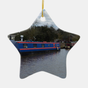 Narrowboten Keramisch Ornament