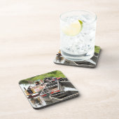 NARROWBOTEN OP HET KANAAL BIER ONDERZETTER (Rechterzijde)