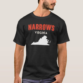 Narrows Virginia USA State Travel Virginia T-shirt