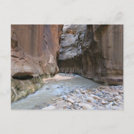 Narrows Zion National Park Briefkaart