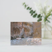 Narrows Zion National Park Briefkaart (Staand voorkant)