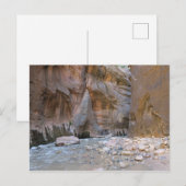 Narrows Zion National Park Briefkaart (Voorkant / Achterkant)