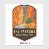 Narrows Zion National Park Sticker (Vel)