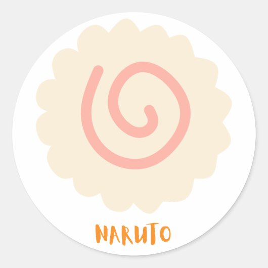 Naruto Classic Round Sticker (Devant)