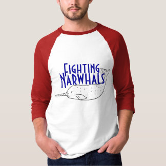 narvalo, vechtpartij, Narwhals T-shirt