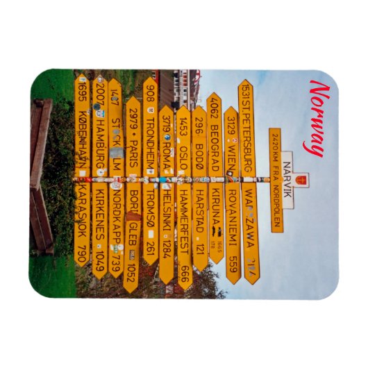 Narvik, Noorwegen Magneet (Horizontaal)