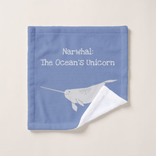 Narwahl: De Ocean's Unicorn Washandje