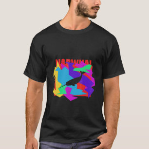 Narwal Dier Mozaïek Puzzel T-shirt