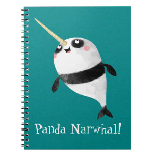 Narwal en Panda in Eén Notitieboek