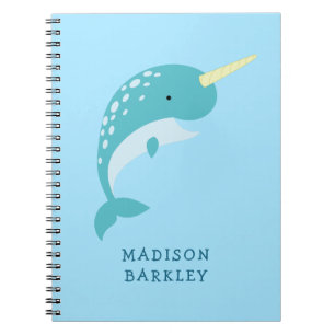 Narwal Kid's Cute Walvis Notitieboek
