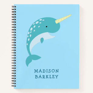 Narwal Kind Cute Walvis Notitieboek
