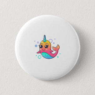Narwal Ronde Button 5,7 Cm