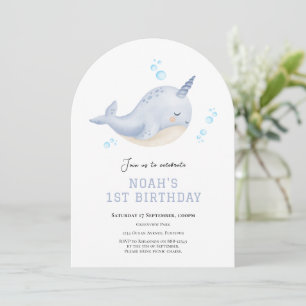 Narwal Under the sea première invitation anniversa