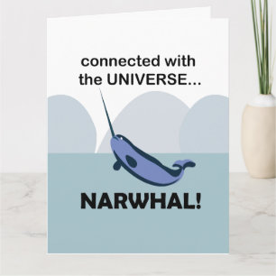 Narwal Verbonden Met Het Universum Narwal Kaart