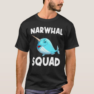 Narwal Voor Mannen Vrouwen Zee Walvis Vis Oceaan D T-shirt