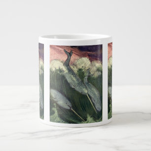 Narwals, Vintage Zeeleven Walvissen Oceandieren Jumbo Mok