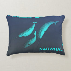 Narwhal Accent Kussen