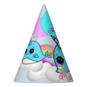 Narwhal and Mermaid Party Favor Pet Personalized Feesthoedjes (Links)