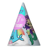 Narwhal and Mermaid Party Favor Pet Personalized Feesthoedjes (Rechts)