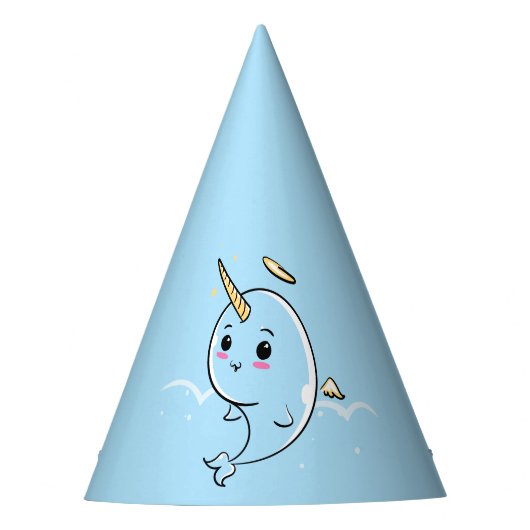 Narwhal Angel Cutie Feesthoedjes (Voorkant)