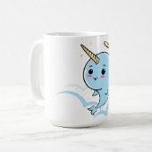 Narwhal Angel Cutie Koffiemok (Voorkant links)