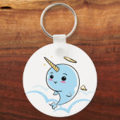 Narwhal Angel Cutie Sleutelhanger (Achterkant)