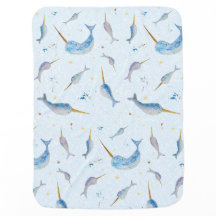 Narwhal Baby Deken
