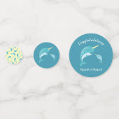 Narwhal-Baby shower Confetti (Voorkanten)