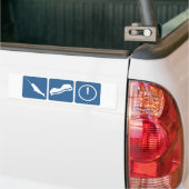 Narwhal - Bacon - Midnight Bumpersticker (Op Truck)