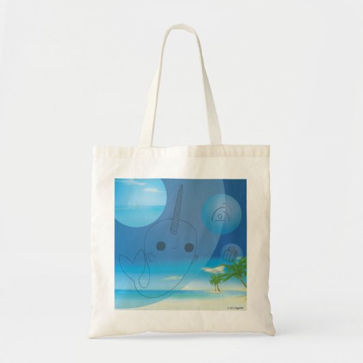 Narwhal (Beach) Tote Bag (Voorkant)