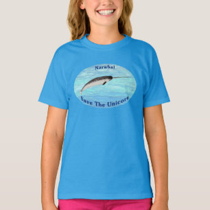 Narwhal - bespaar de Unicorn T-shirt