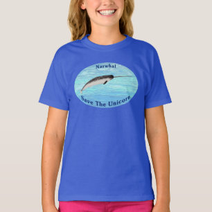 Narwhal - bespaar de Unicorn T-shirt