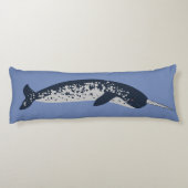 Narwhal Body Pillow Lichaamskussen (Achterkant)