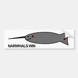 Narwhal Bumpersticker