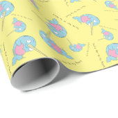 Narwhal Cute Kinder Cartoon Cadeaupapier (Rol Hoek)