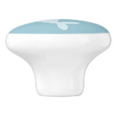 Narwhal et bouton de porte de vagues (Côté)