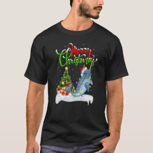 Narwhal Fish Xmas Decorations Santa Narwhal Chris T-shirt