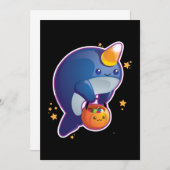 Narwhal Invitation Kaart (Voorkant / Achterkant)