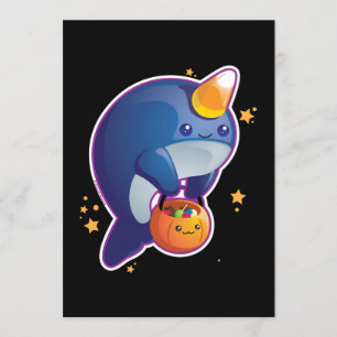 Narwhal Invitation Kaart
