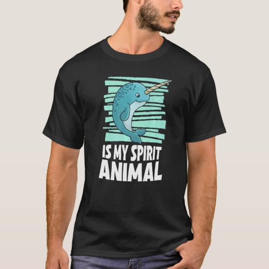 Narwhal is mijn spiriedier I kleine narwhal I Kind T-shirt (Voorkant)