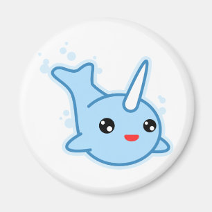 Narwhal Kawaii Magneet