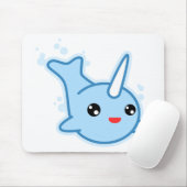 Narwhal Kawaii Muismat (Met muis)