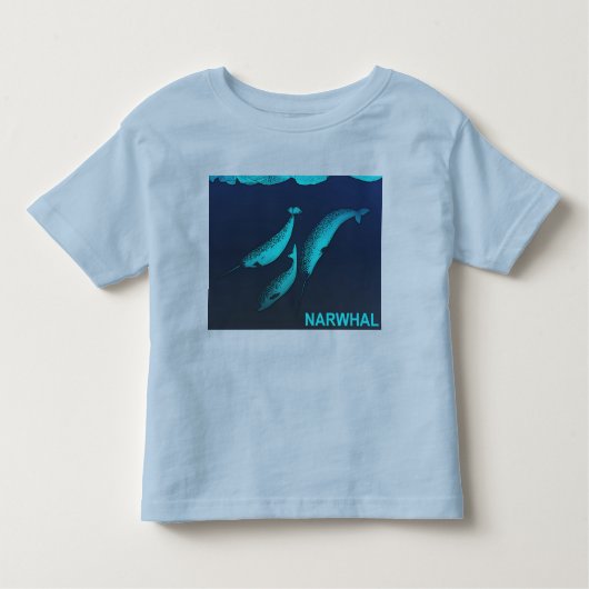 Narwhal Kinder Shirts (Voorkant)